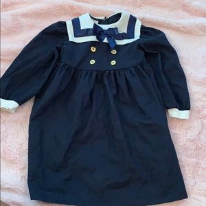 Vintage Navy Sailor Eloise Dress size 3